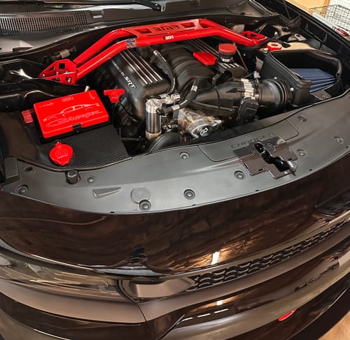 Customer photo review of ABD Manifold Baffle Cover 2015-2023 Challenger/Charger