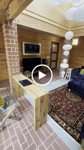 Customer video review of Modern Waterfall Console Table