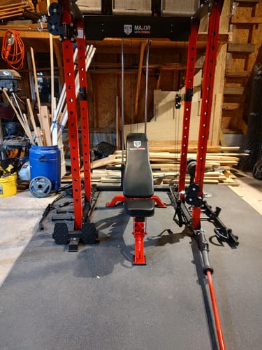 Customer photo review of Major Fitness PLM03 All-In-One Home Gym Power Rack