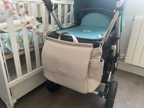 Customer photo review of Bolso Maternal MIREM By Nenina & Co Gris + Cambiador de Regalo
