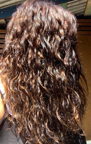 Customer photo review of Pack Castaños/Negros (Henna + Índigo)