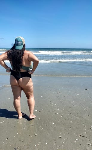 Customer photo review of 'Uplift' Plunging Bikini Top