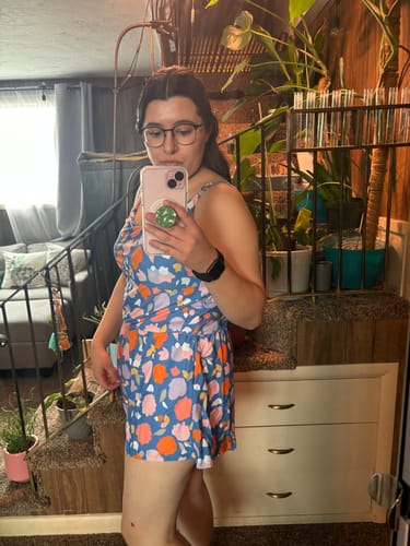 Customer photo review of rue swim romper