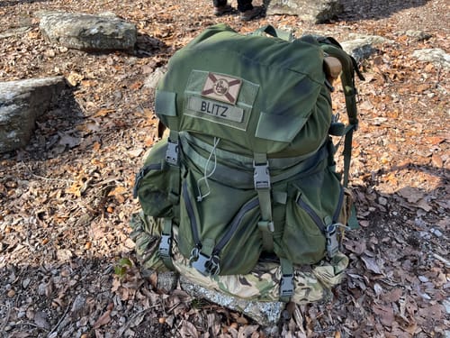 Customer photo review of Predator Ghillie™ Backpack Cover
