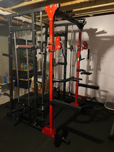 Customer photo review of Major Fitness SML07 All-In-One Home Gym Smith Machine