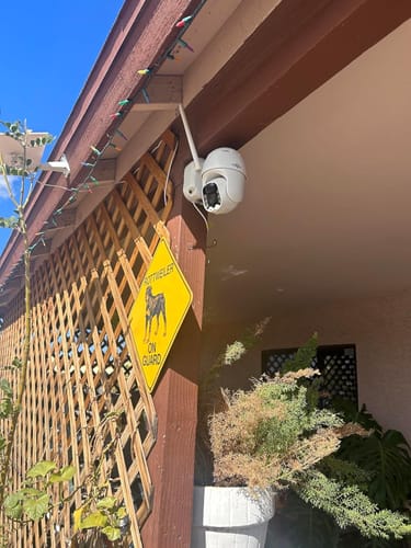 Customer photo review of LITLAMP™ 🎥Smart Wireless Solar Surveillance Camera