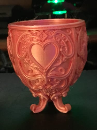 Customer photo review of Rose Gold - 1.75mm Spectrum Silk PLA Filament - 1 kg