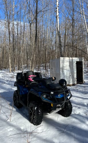 Customer photo review of Aluminum Central Skid Plates for Can-Am Outlander Xmr