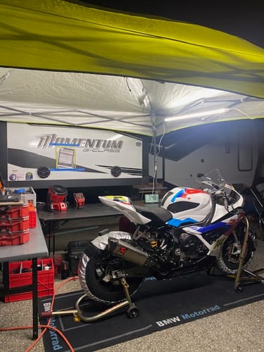 Customer photo review of Racing Canopy Pit Light Set - 10,000 Lumens