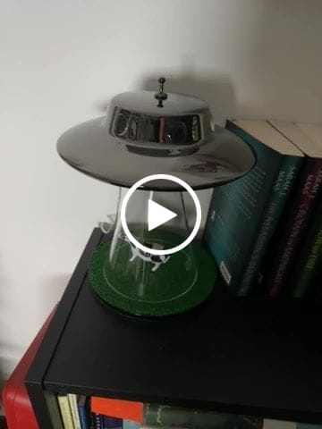 Customer video review of The Original Alien Abduction Lamp