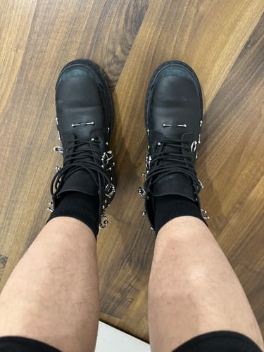 Customer photo review of Ankle Boot Leather Black