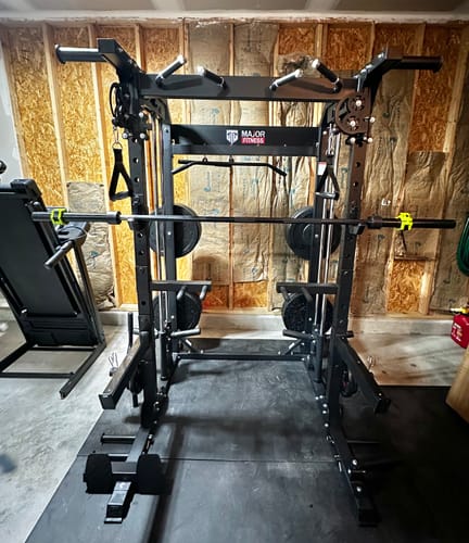 Customer photo review of Major Fitness F22 All-In-One Home Gym Power Rack