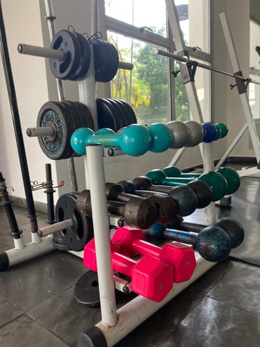 Customer photo review of Halter Sextavado Emborrachado