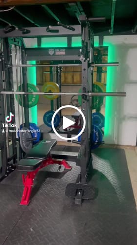 Customer video review of MAJOR FITNESS All-In-One Home Gym Smith Machine Package Spirit B52