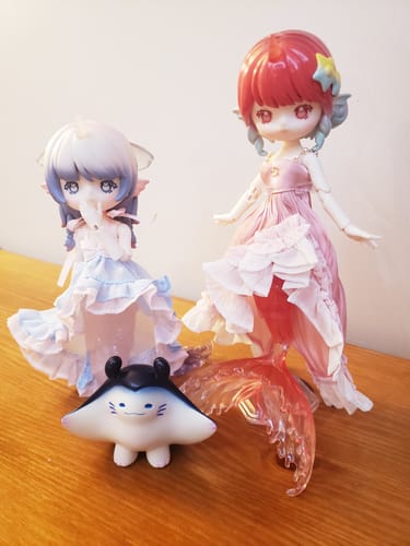 Customer photo review of Antu Tidal Secret Language Mermaid Series Action Figure BJD Blind Box