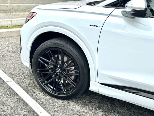 Customer photo review of CUSTOM 1-PIECE FORGED WHITE WHEELS: RV-MC01