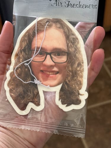 Customer photo review of Custom Shape Air Freshener