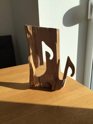 Customer photo review of Handgefertigte Musiker Holzkunstwerke