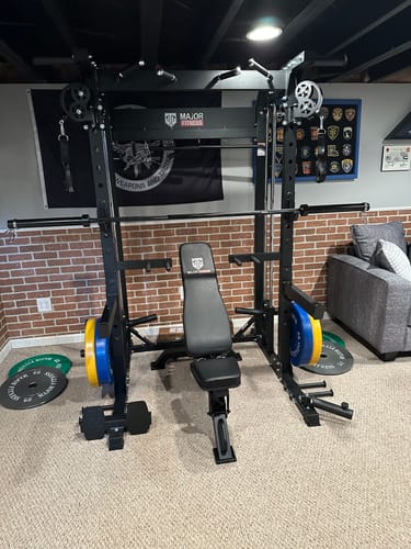 Customer photo review of Major Fitness F22 All-In-One Home Gym Power Rack