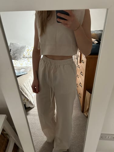 Customer photo review of Millie 2 Pcs Women's Linen Matching Set