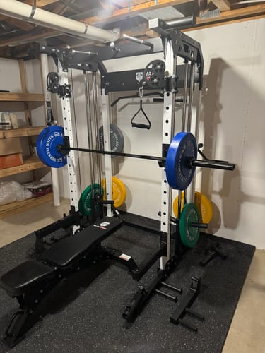 Customer photo review of Major Fitness F22 All-In-One Home Gym Power Rack