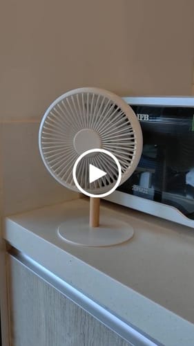 Customer video review of NUUK LĪT | Table Top Fan with Mood Light
