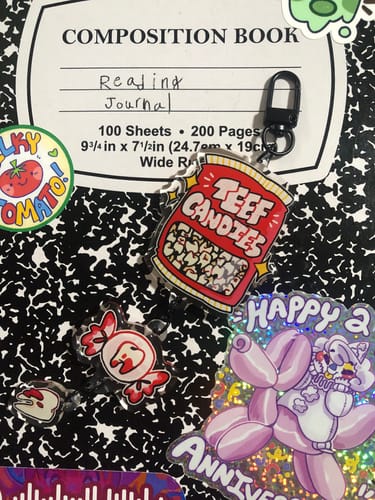 Customer photo review of Teeth Candies Dangling Keychain