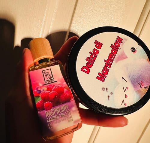 Customer photo review of Raspberry Candied Violets