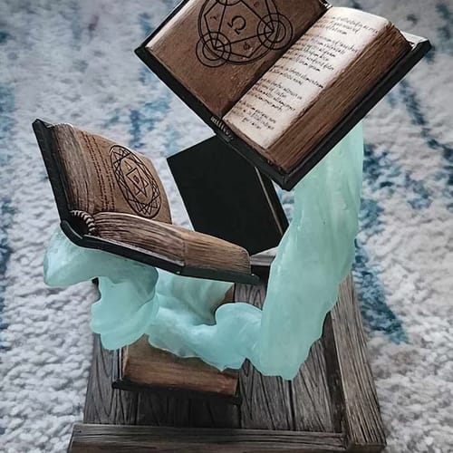 Customer photo review of Arcane Grimoires Customizable Dice Tower