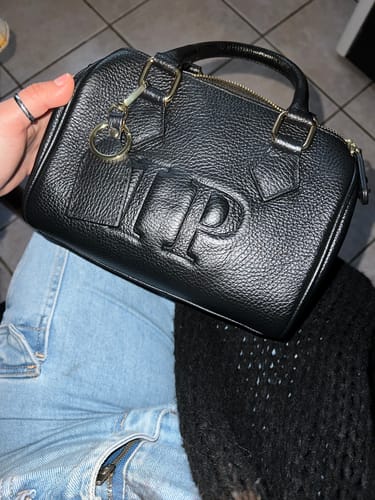 Customer photo review of Borsa Bauletto Eloise in vera pelle (Personalizzabile)