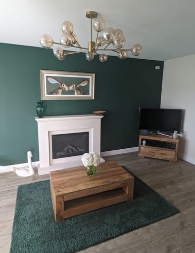 Customer photo review of 15-Light Sputnik Modern Sphere Chandelier