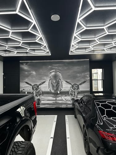 Customer photo review of HEX LED Garage Light Custom Order