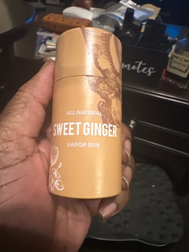 Customer photo review of North Carolina Sweet Ginger Rub