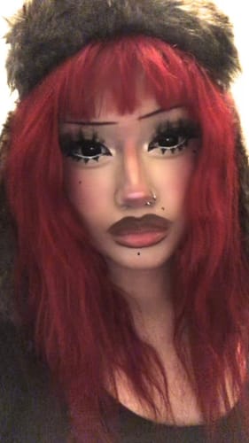 Customer photo review of Linn's Sullen Doll Eye 17mm Mini Sclera Contact Lenses(12 months of use)