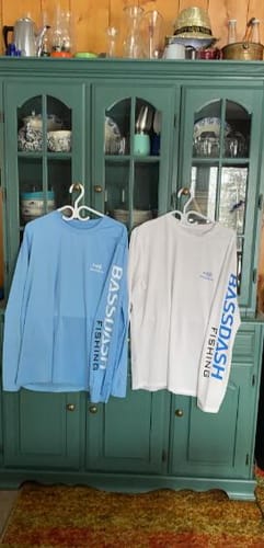 Customer photo review of Men's UPF 50+ Long Sleeve Fishing Shirt FS01M