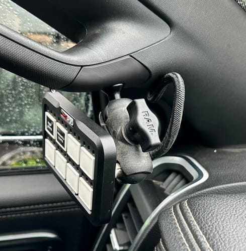 Customer photo review of *Sale* Dodge RAM Truck Apillar Ball Mount