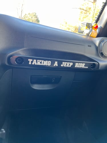 Customer photo review of Jeep JK & JKU Grab Bar