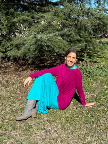 Patricia R. review of CASHMERE BOAT NECK JUMPER FUCHSIA image 1 out of 1