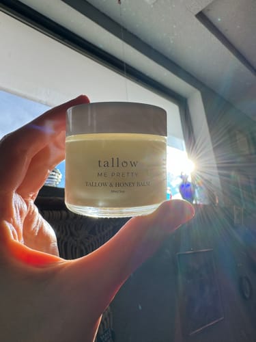 Customer photo review of Tallow and Honey Balm