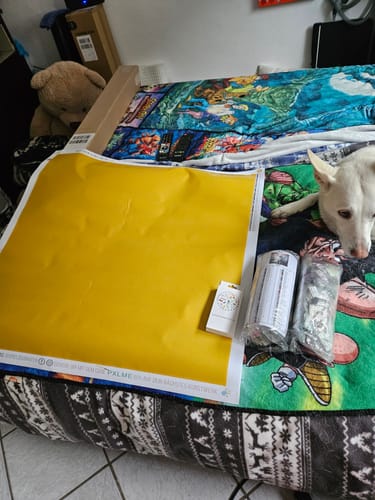 Customer photo review of Dein Wunschmotiv - als Diamond Painting (eckige Steine)