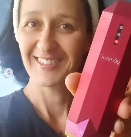 Customer photo review of SUNMAY VSkin Radio Frequency & EMS Technology 2 in 1 Face Lift Device