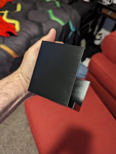 Customer photo review of Black PETG Filament 1.75mm 1kg