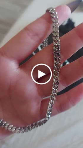 Reseña con vídeo de un cliente sobre Cadena Miami Cuban 5mm