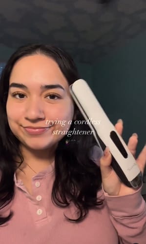 Customer photo review of SUNMAY Voga 2 in 1 Cordless Hair Straightener and Curler for Travelling