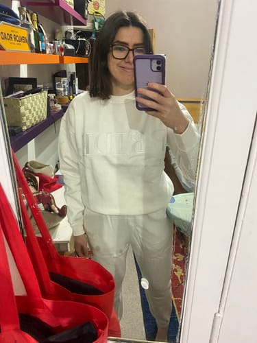 Customer photo review of Bride Socks - Navy (Free Gift 🎁)