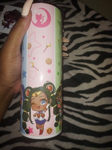 Customer photo review of Melanated Pretty Guardians Tumbler