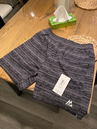 Customer photo review of Pacer Printed Short - Cement Grey/Black