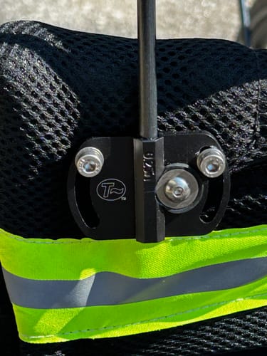 Customer photo review of T-Cycle Flag Mount