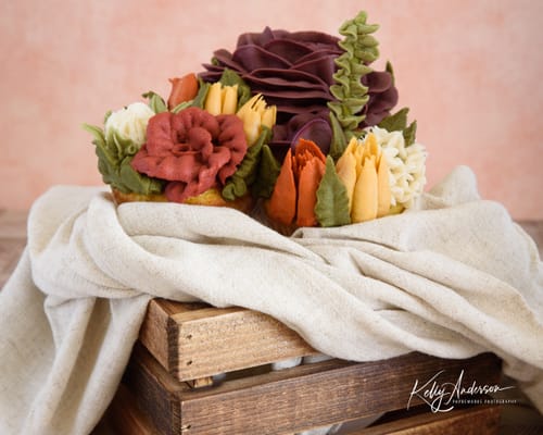 Customer photo review of Festive Styling Towel Trio