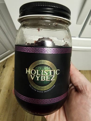 Customer photo review of Elderberry and Soursop Infused Sea Moss Gel